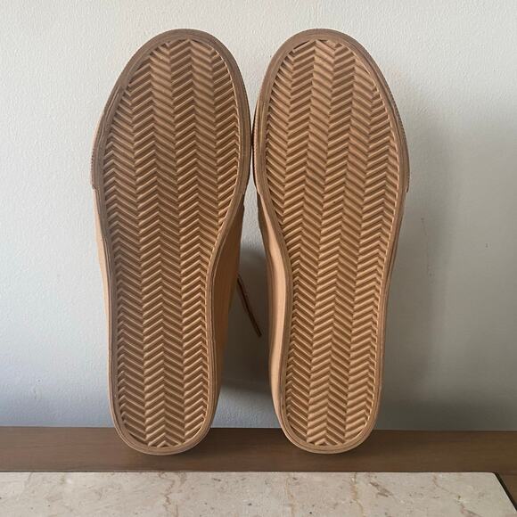 BANGS Lunar High Top Shoes Tan Unisex Sneakers Women’s Size 7 Sun Moon Design - Picture 9 of 11